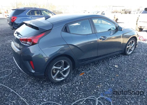 2019 Hyundai Veloster 2.0 z USA, uszkodzony, nr VIN KMHTG6AF7KU017688